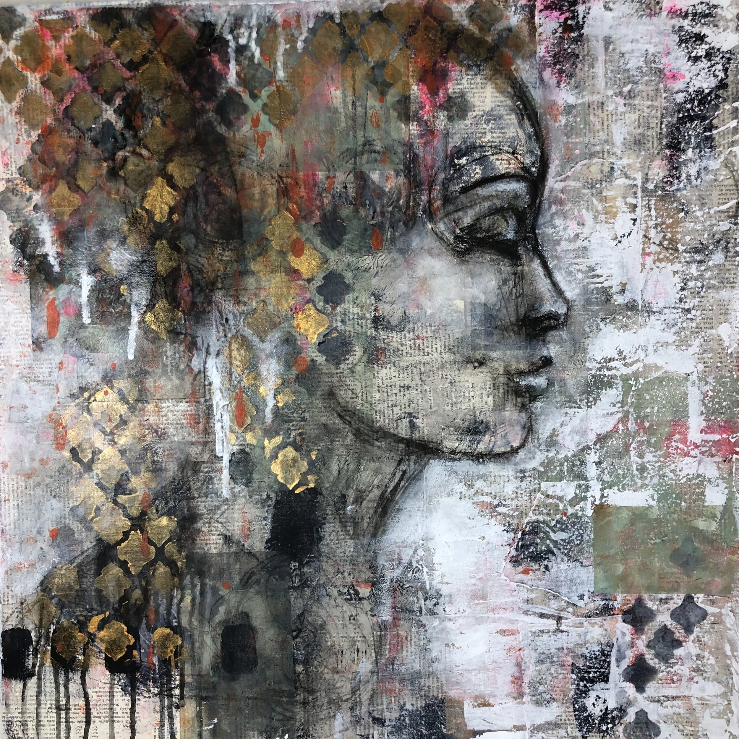 Express your Voice — Jenny Grant Art Mixed Media Artist